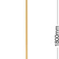 Stehleuchte LED 40W CCT H180cm Kolk Gold-matt