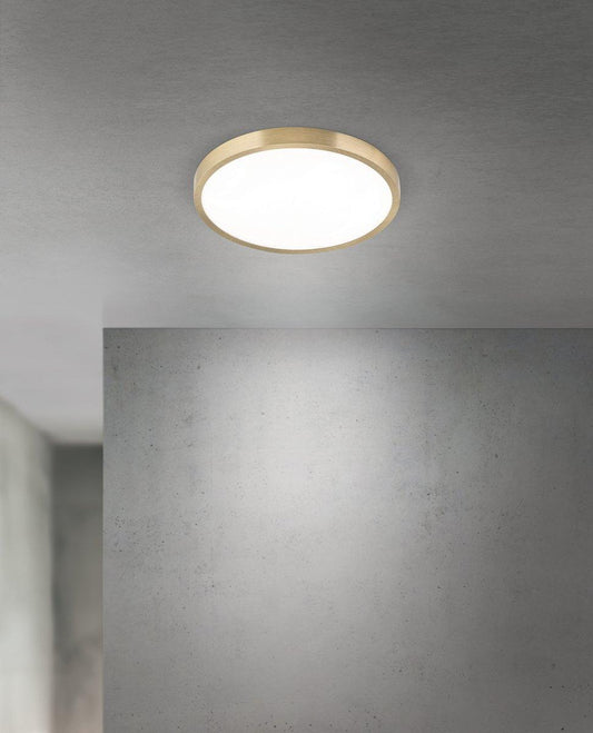 Deckenleuchte LED 30W CCT D28cm Disc Patina rund