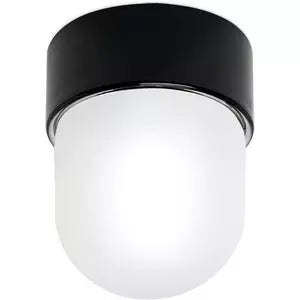 Decken/Wandleuchte H18cm 1xE27 Ostia schwarz