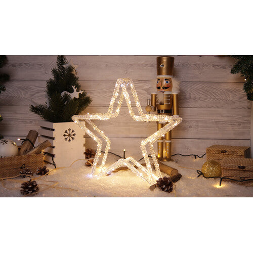 LED-Weihnachts- Funkelstern (X23017) 230VAC, 80LED, 480LED