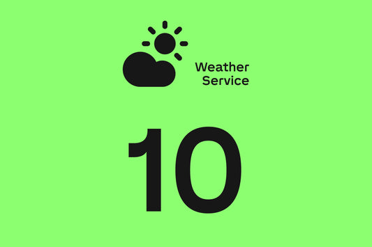 Cloud Weather 10 Jahre