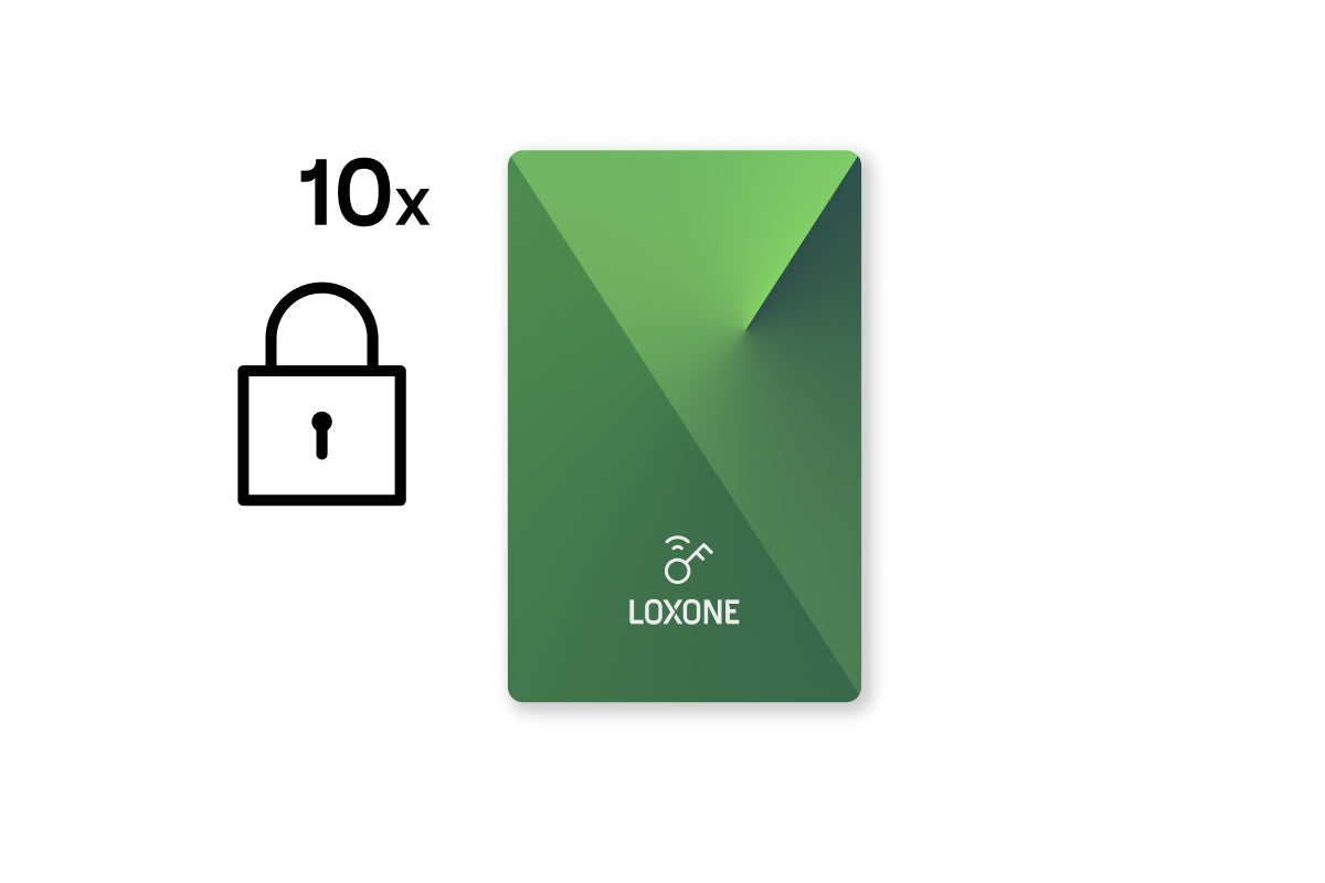 Verschl. NFC Smart Cards Loxone 10 St.