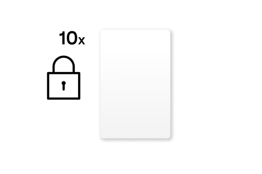 Verschl. NFC Smart Cards white 10 St.