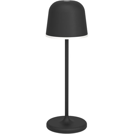 MANNERA Tischleuchte schwarz weiss LED 2,2W warmweiß 200lm IP54 mit Akku