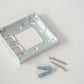 Montagerahmen 1-fach Silber