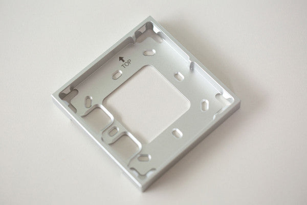Intercom Montagerahmen 1fach silber