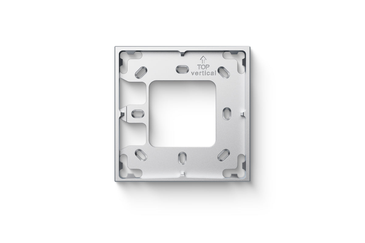 Intercom Montagerahmen 1fach silber
