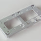 Intercom Montagerahmen 2fach silber