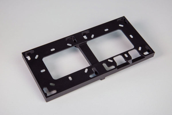 Intercom Montagerahmen 2fach anthrazit