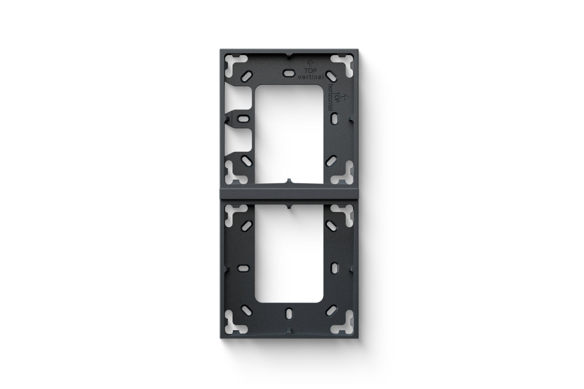 Intercom Montagerahmen 2fach anthrazit