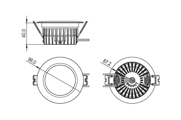 LED Spot WW PWM Anthrazit