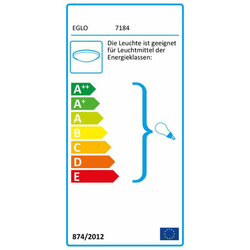 Deckenleuchte E27 2x60W chrom/Glas satiniert SALOME