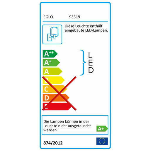 Außen-LED-Wandleuchte anthrazit MORINO LED-Modul 2x2,5W IP44