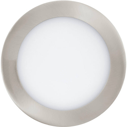 FUEVA LED-CCT-Einbauspot Ø166 nickel-matt 10,8W