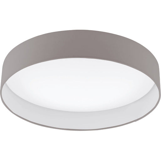 Deckenleuchte LED Ø 500 24W 2210lm warmweiß taupe/weiss PALOMARO