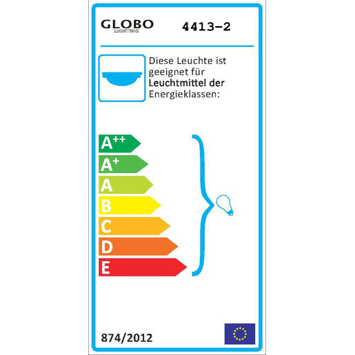 Deckenleuchte RUSTICA II Rostfarben 2xE27 60W D:370mm Glas satiniert