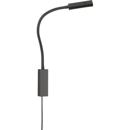 Raik Wandspot flex Bettleuchte schwarz matt mit Gestensteuerung LED 5,0W 3000 K