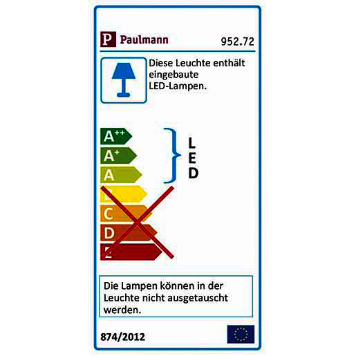 URail LED Spot Circle 1x5W 308lm 2700K Weiß