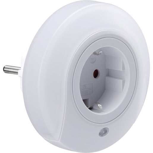 Esby rund Nachtlicht Stecker weiß 0,42W 2700K Sensor